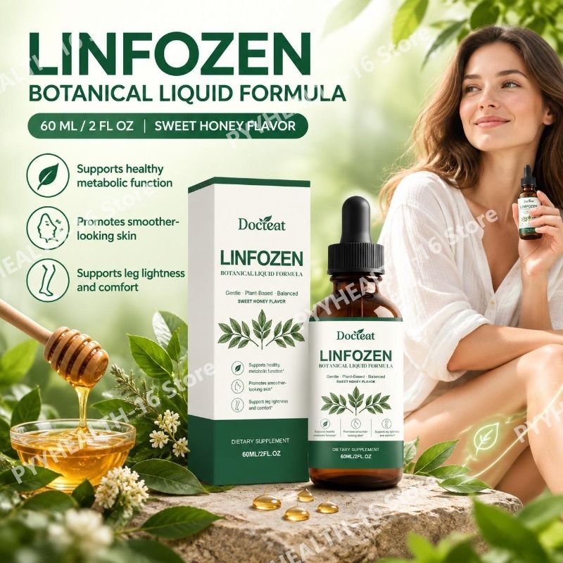 Herbal Wellness Formula - ลินฟอซีน น้ำผึ้งหวานสูตรจากพืชสมุนไพร ช่วยปรับสมดุลการเผาผลาญในร่างกาย เหมาะสำหรับการดูแลผิวพรรณด้วยสมุนไพร 60 มล.