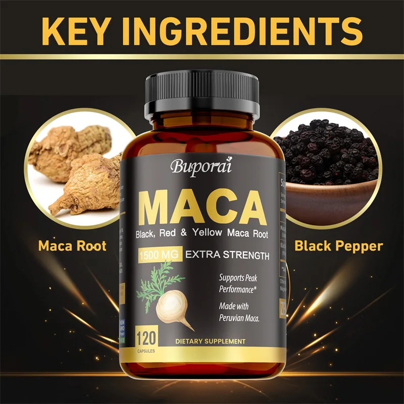 Maca Capsules - เพิ่มขนาด ความ - Herbal Queen บทวิจารณ์และราคา