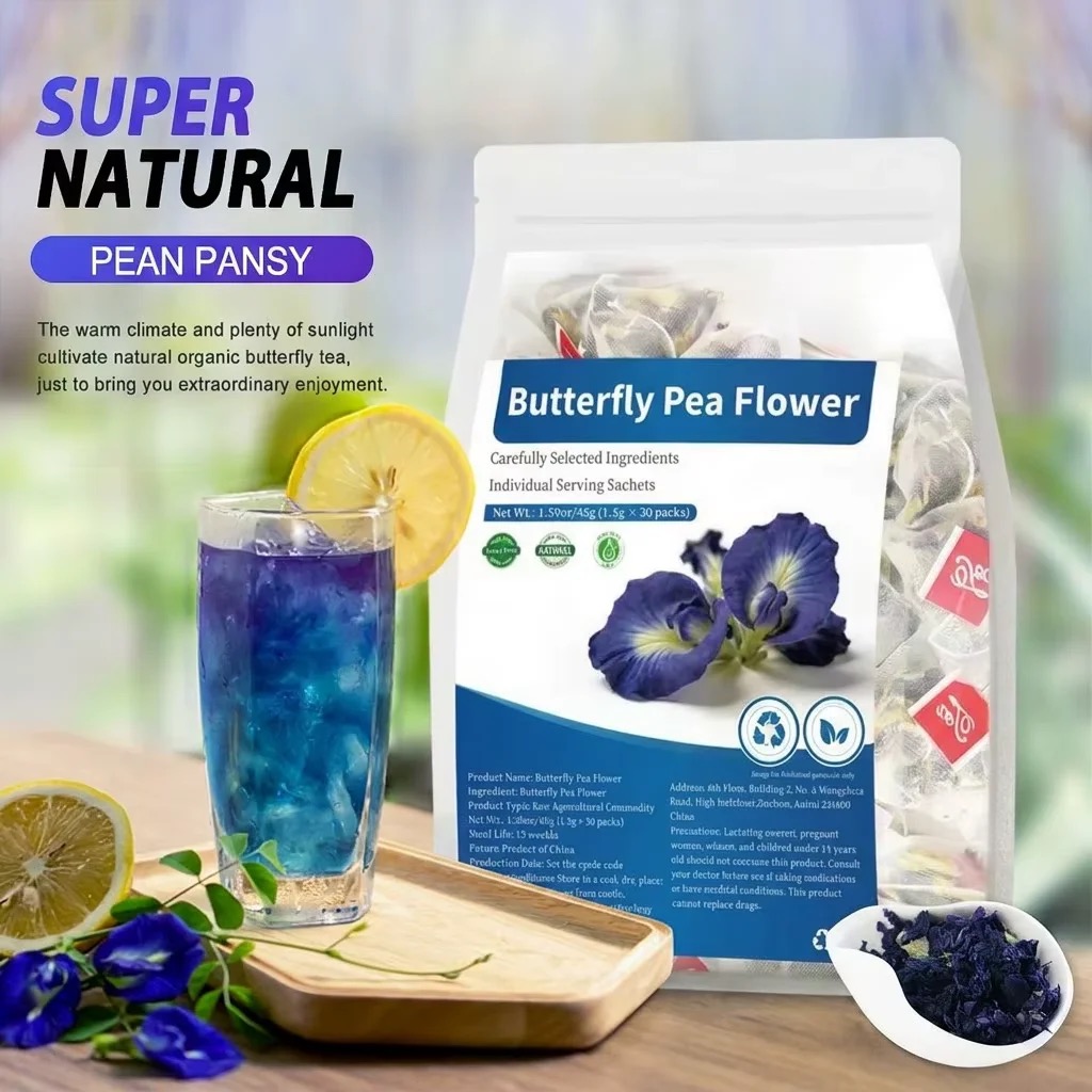 ถุงชาสามเหลี่ยมดอกอัญชันออร์แก - Herbal Wellness Tea บทวิจารณ์และราคา