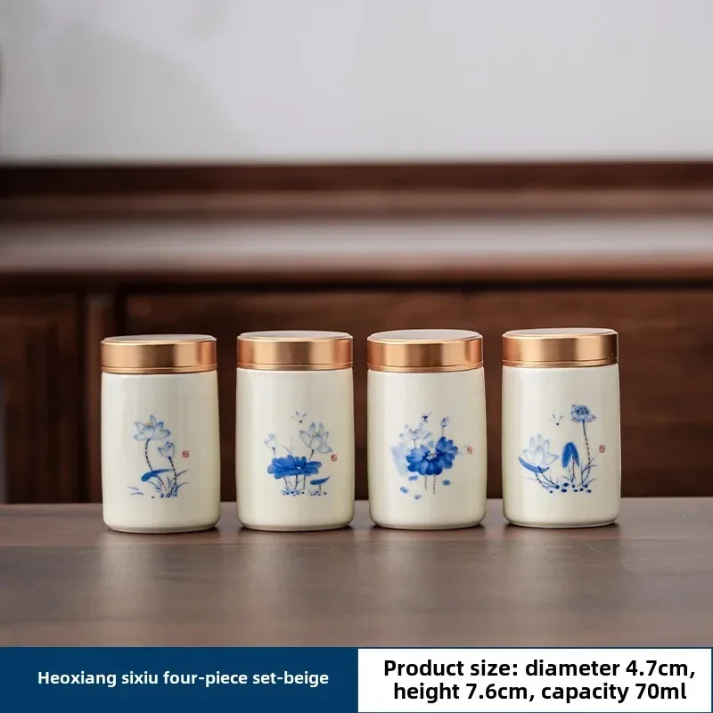 4 ชิ้น/ล็อต Boutique เซรามิคชา - Herbal Wellness Tea บทวิจารณ์และราคา