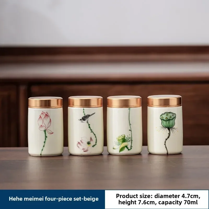 4 ชิ้น/ล็อต Boutique เซรามิคชา - Herbal Wellness Tea บทวิจารณ์และราคา