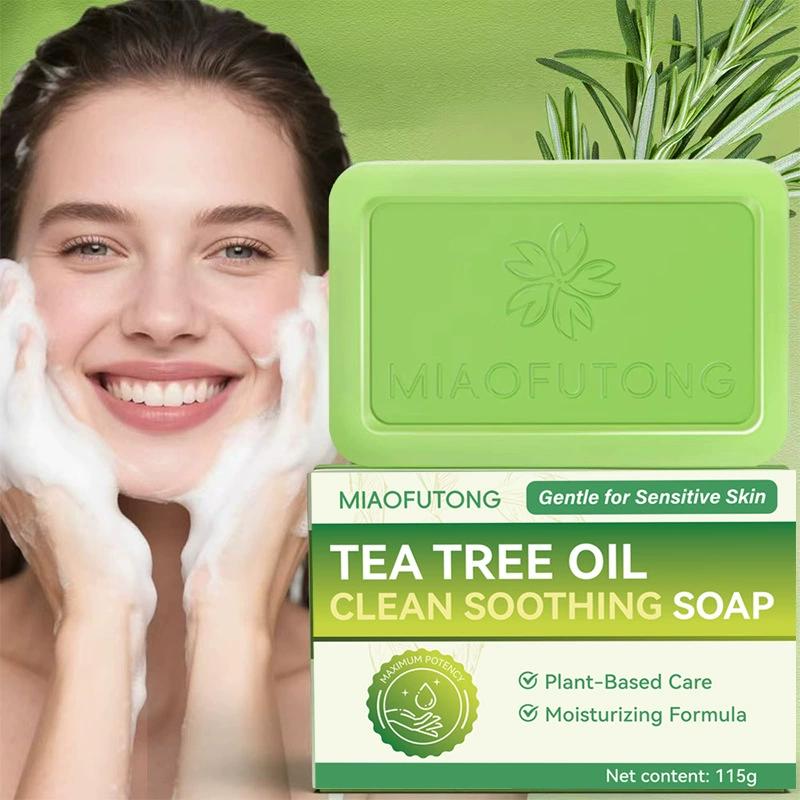 สบู่น้ำมันทีทรี สบู่ธรรมชาติสำ - Herbal Wellness Tea บทวิจารณ์และราคา